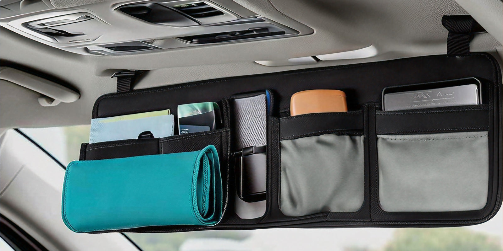 Organize Your Car with a Convenient Visor Organizer: A Must-Have for On-the-Go