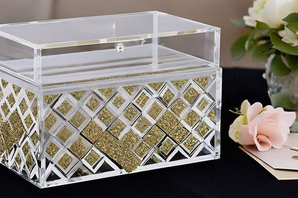 Trendy Acrylic Wedding Card Box Designs to Impress Your Guests